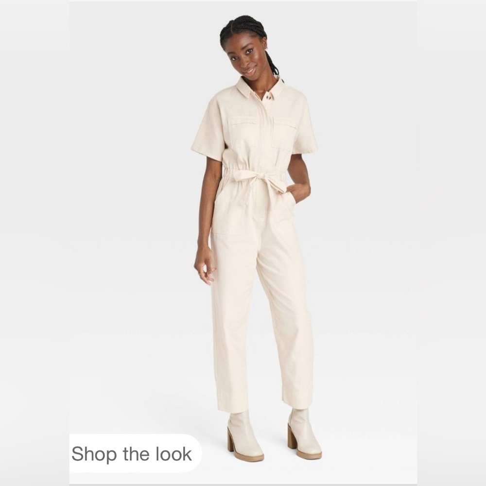 Women’s Short Sleeve Button-Front Boilersuit